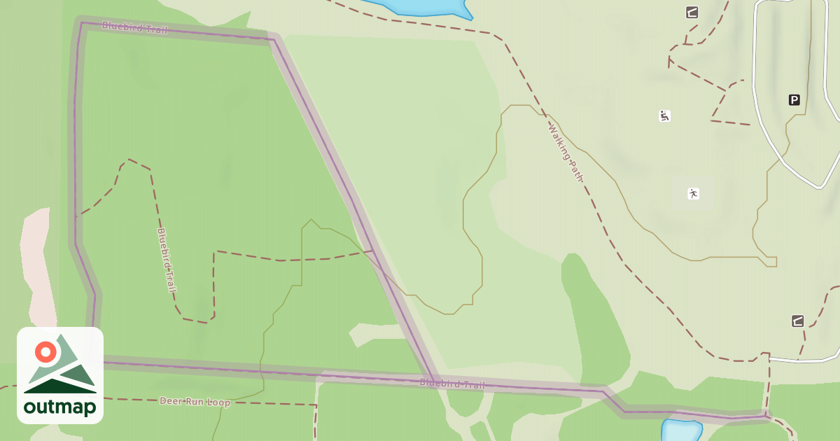 Map of Bluebird Trail