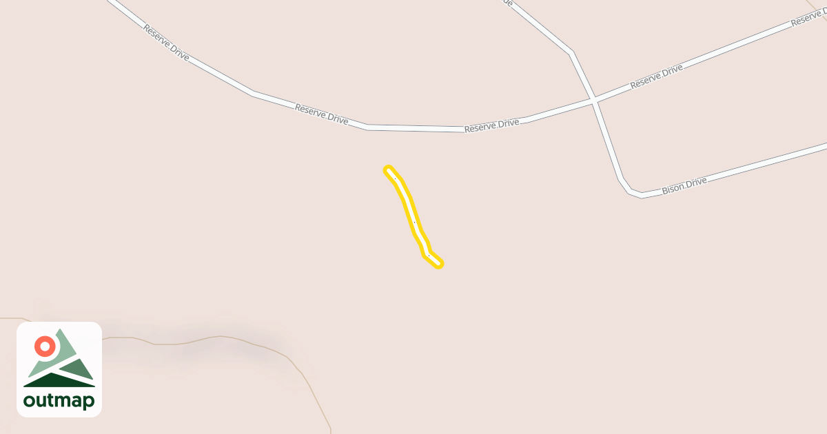 Map of Teton Reserve Nordic Trail
