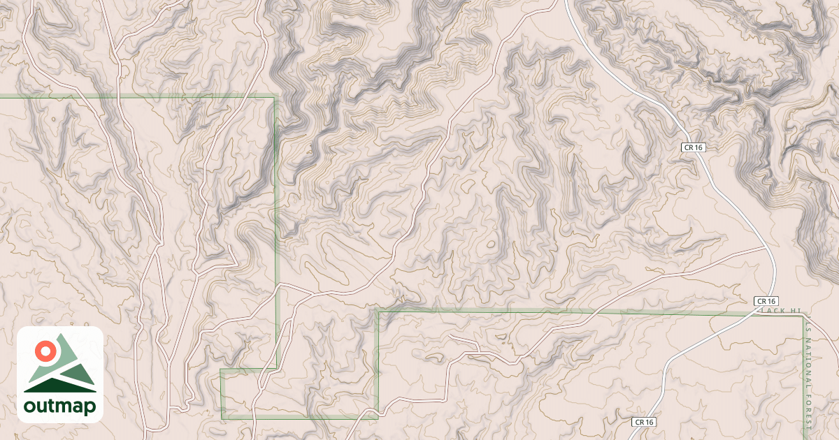 Map of EAST COAL CANYON