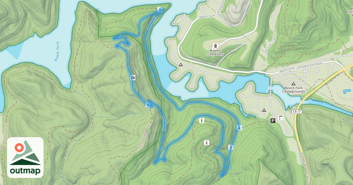 Map of Lost Trail