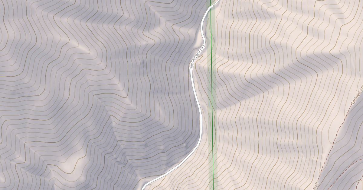 Map preview of HAY CANYON
