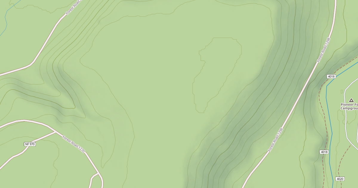 Map preview of USFS Motor Vehicle Use Map Roads {22526CC1-78A2-4147-9345-13B60A692738}