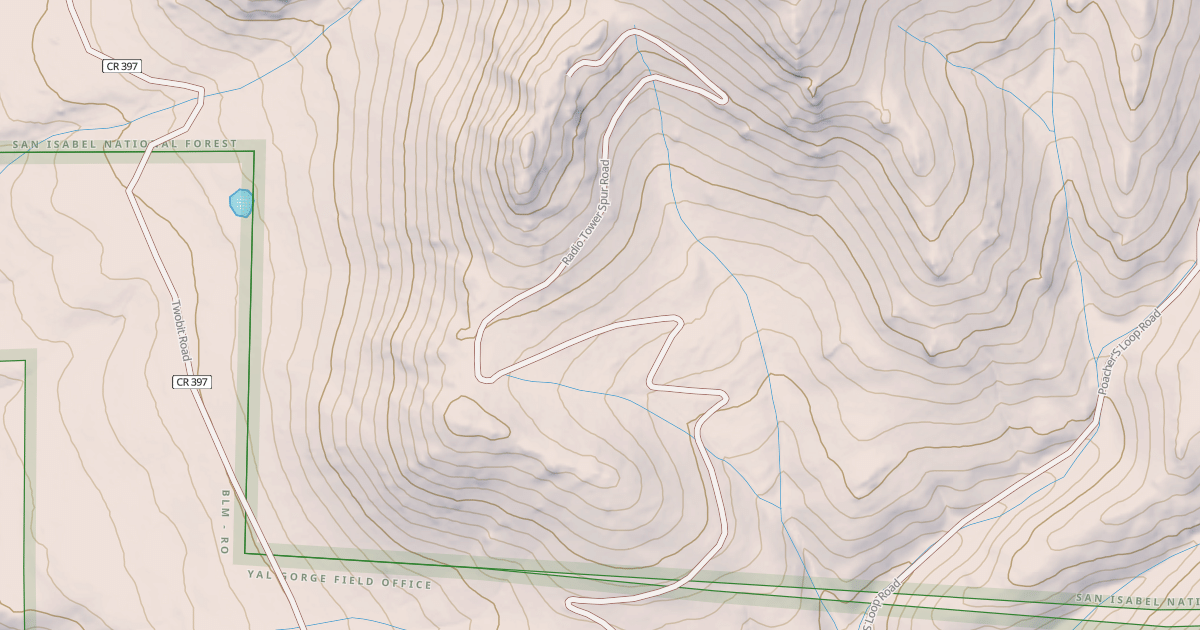 Map preview of RADIO TOWER SPUR