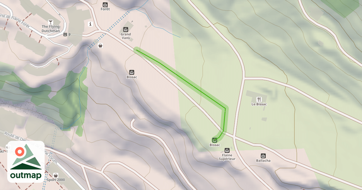 Map of Bissac