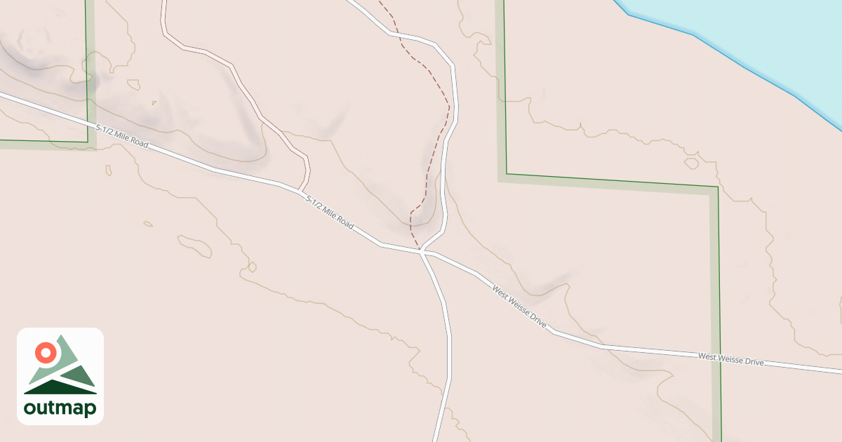 Map of Little Manistee Motorcycle Trail