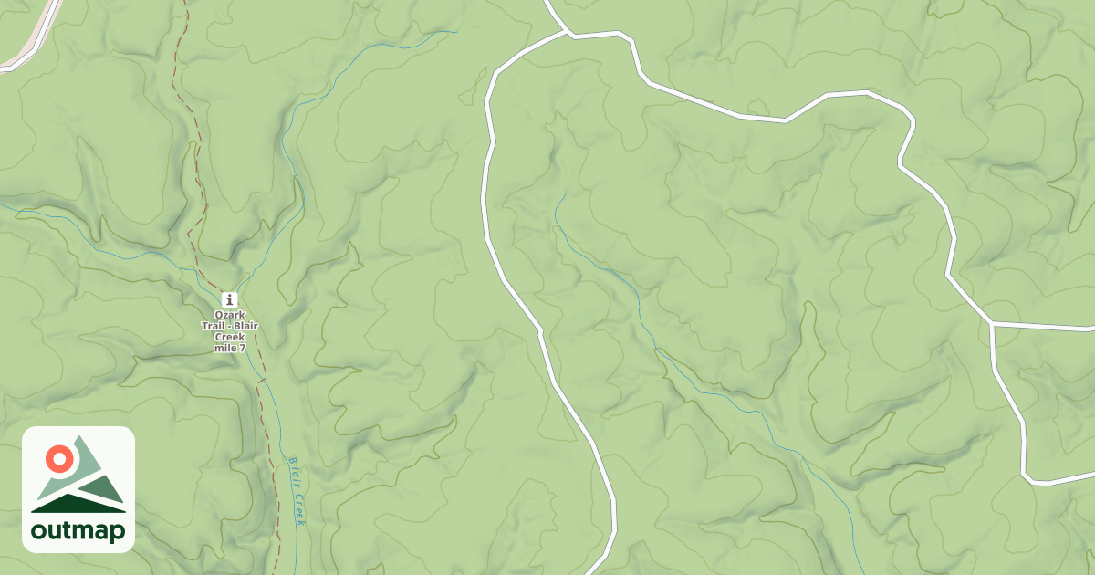 Map of LONE RIDGE SPUR A