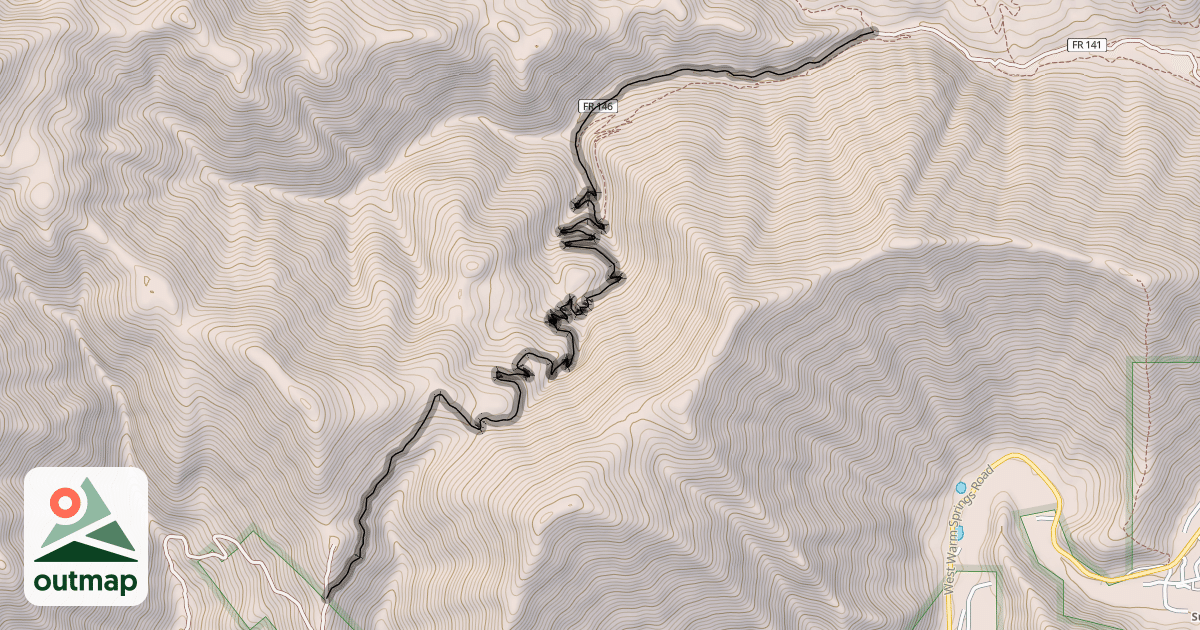 Map of Eve Gulch