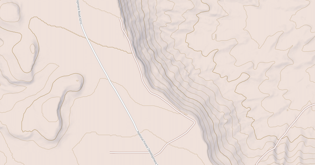 Map preview of USFS National Forest System Roads {117CDC8A-F289-4127-AD3B-79E5B7F0968C}