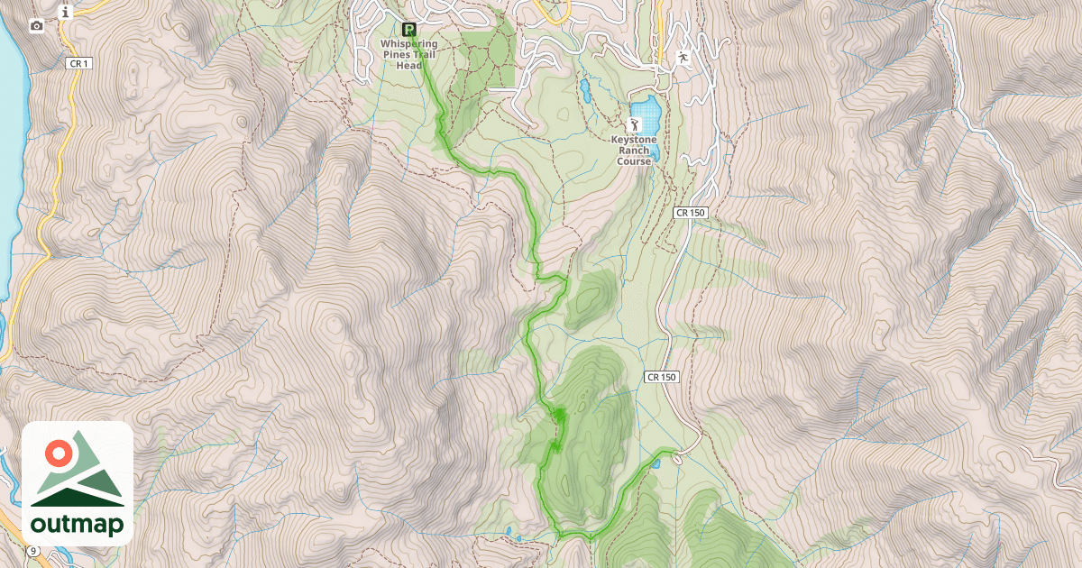Map of Soda Creek Trail