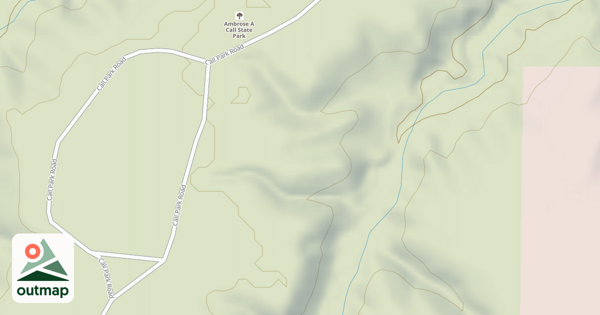 Map of Creek