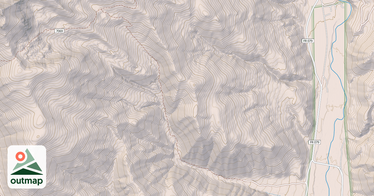 Map of BRIDGE CREEK