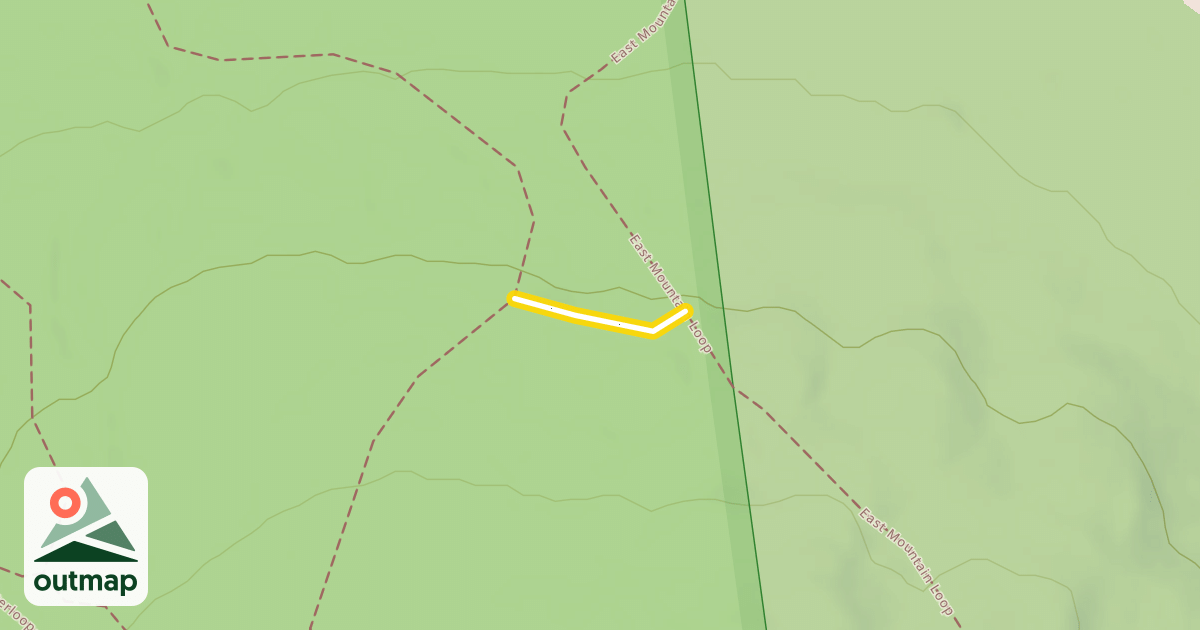 Map of East Mountain Cutoff