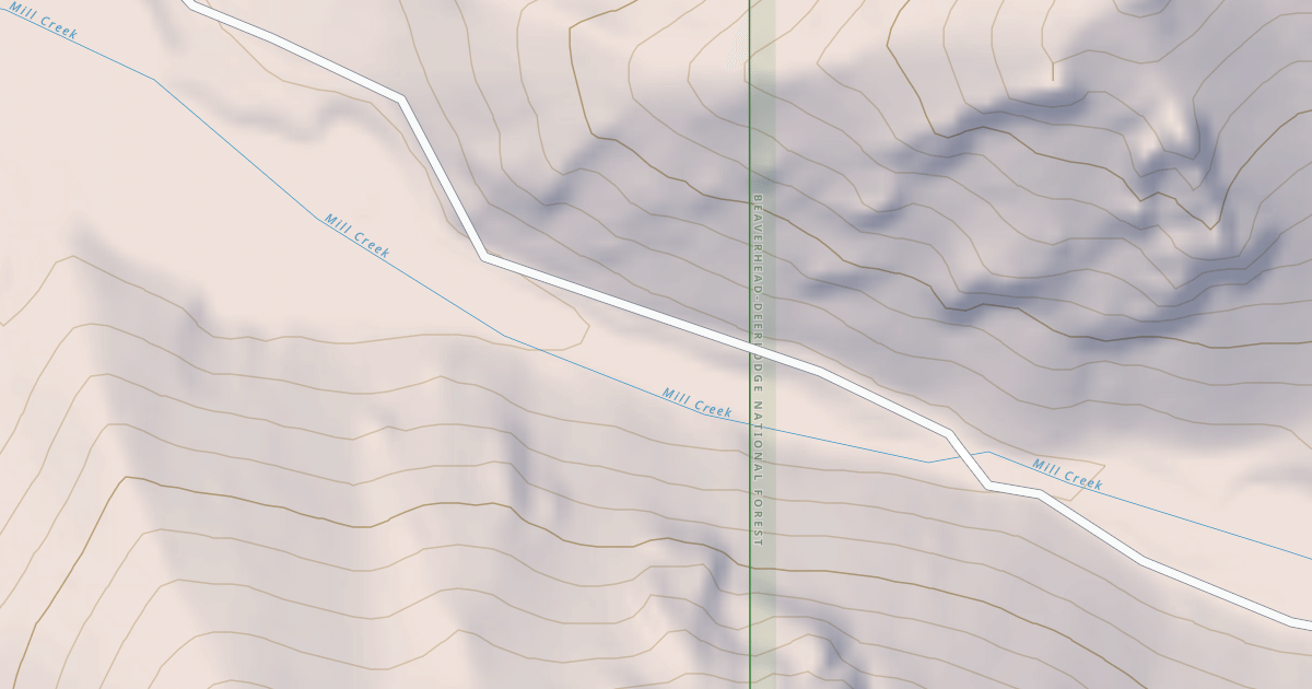 Map preview of BLM National GTLF Public Motorized Roads 1ca76532-e190-4b3f-ab22-cd6065d870c9