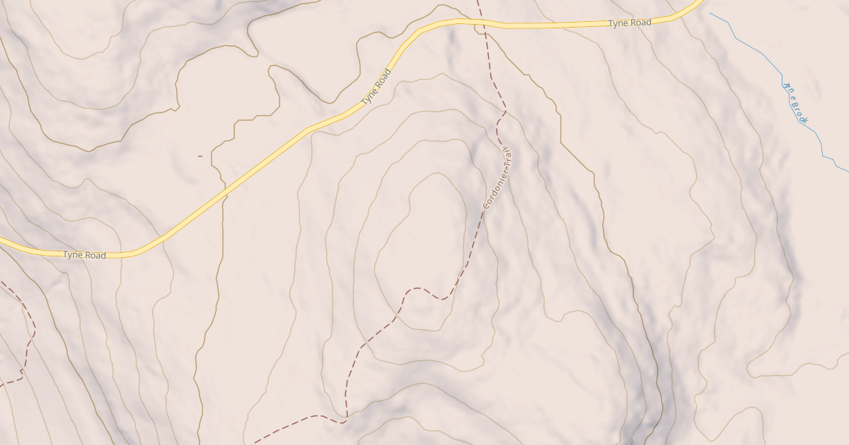 Map preview of Cordonier Trail