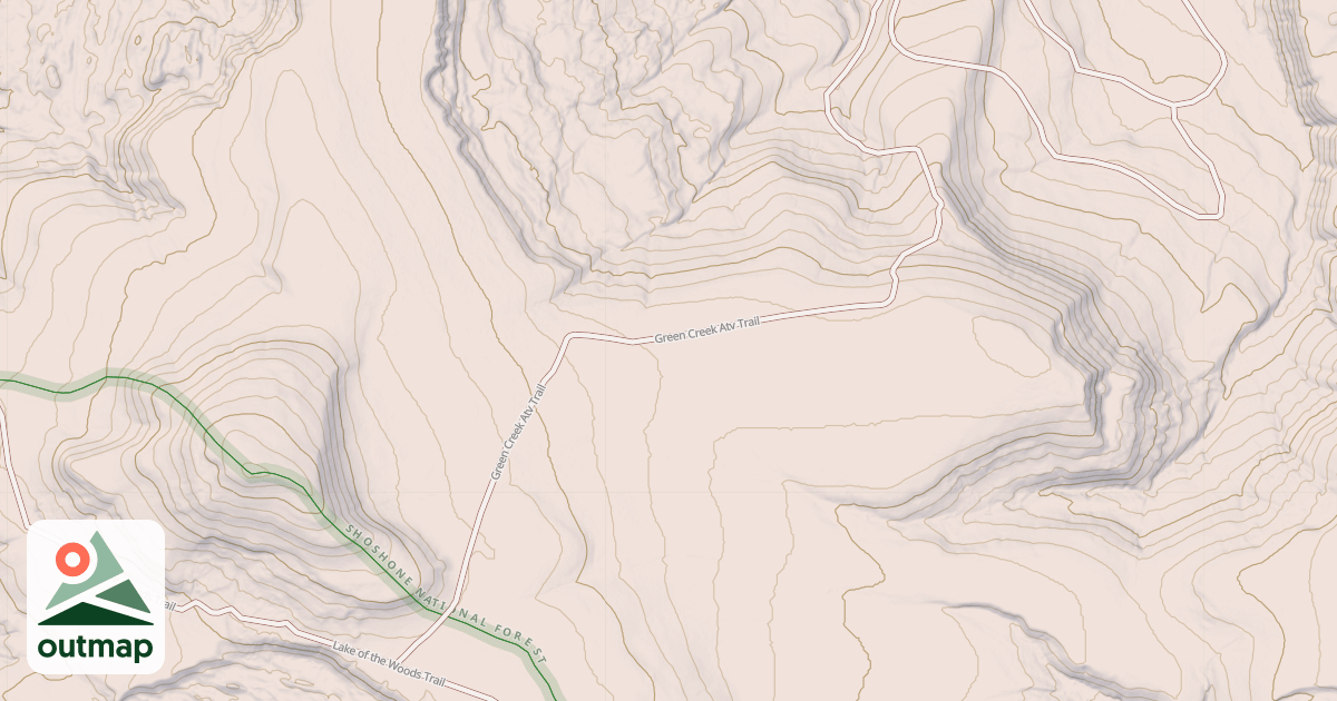 Map of GREEN CREEK ATV TRAIL