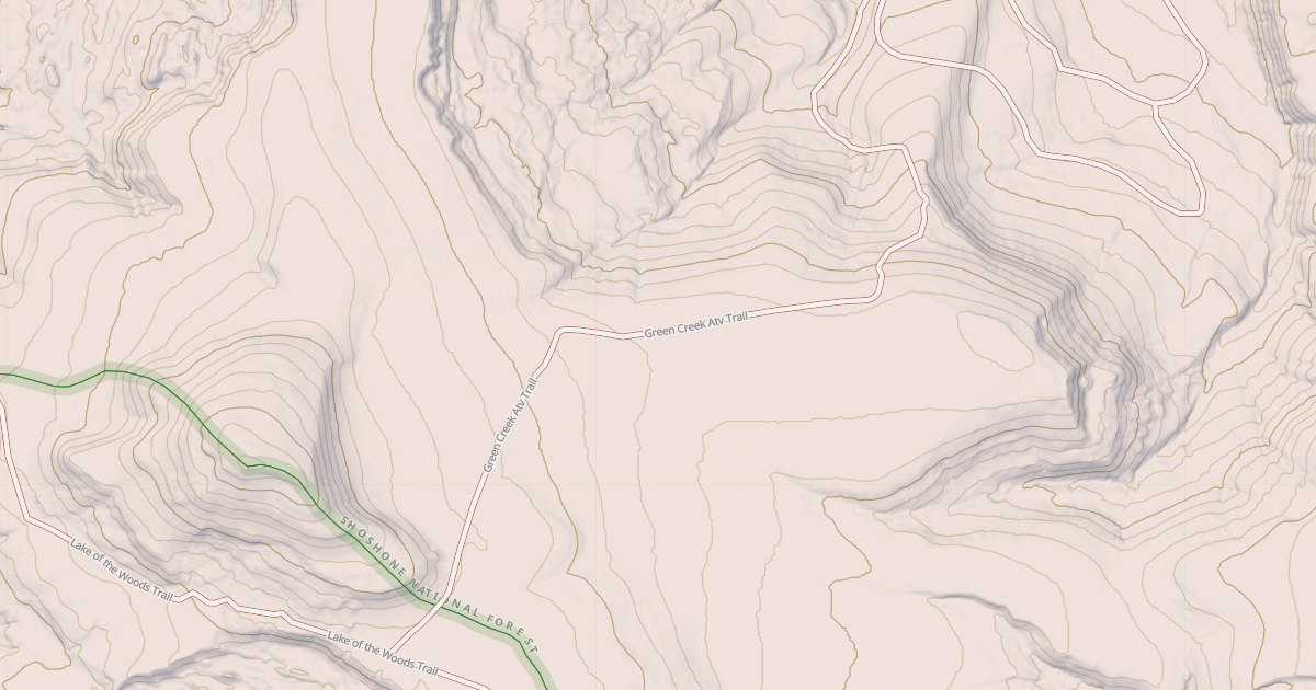 Map preview of GREEN CREEK ATV TRAIL