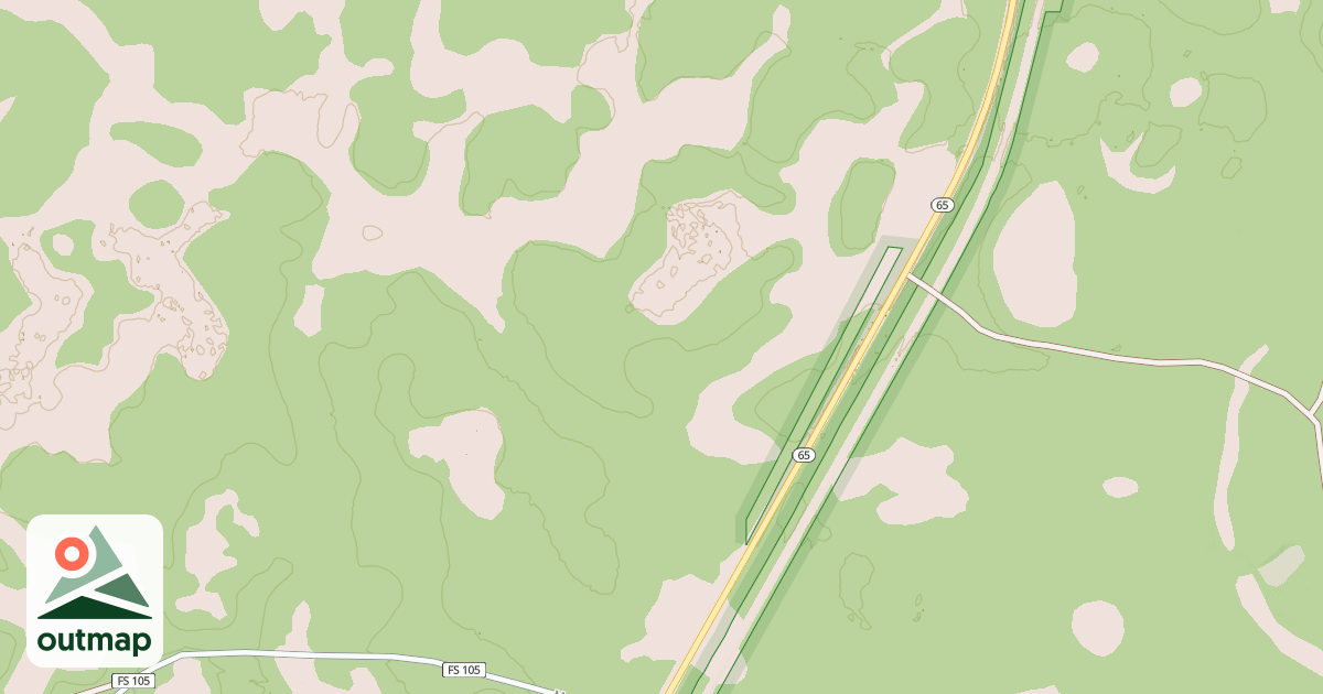 Map of USFS National Forest System Roads {0D1E3B62-F01B-4A92-9A63-47162E9E952C}