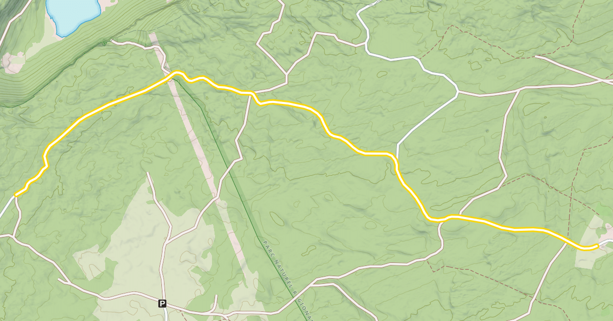 Map preview of Route du Fouget