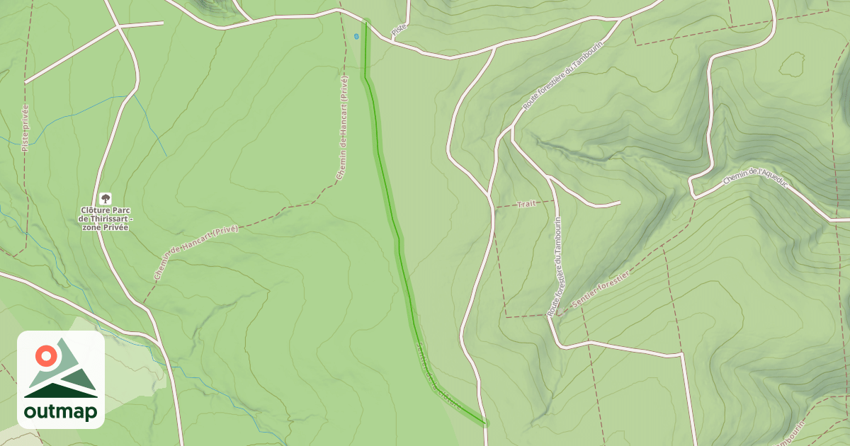 Map of Sentier de la clôture
