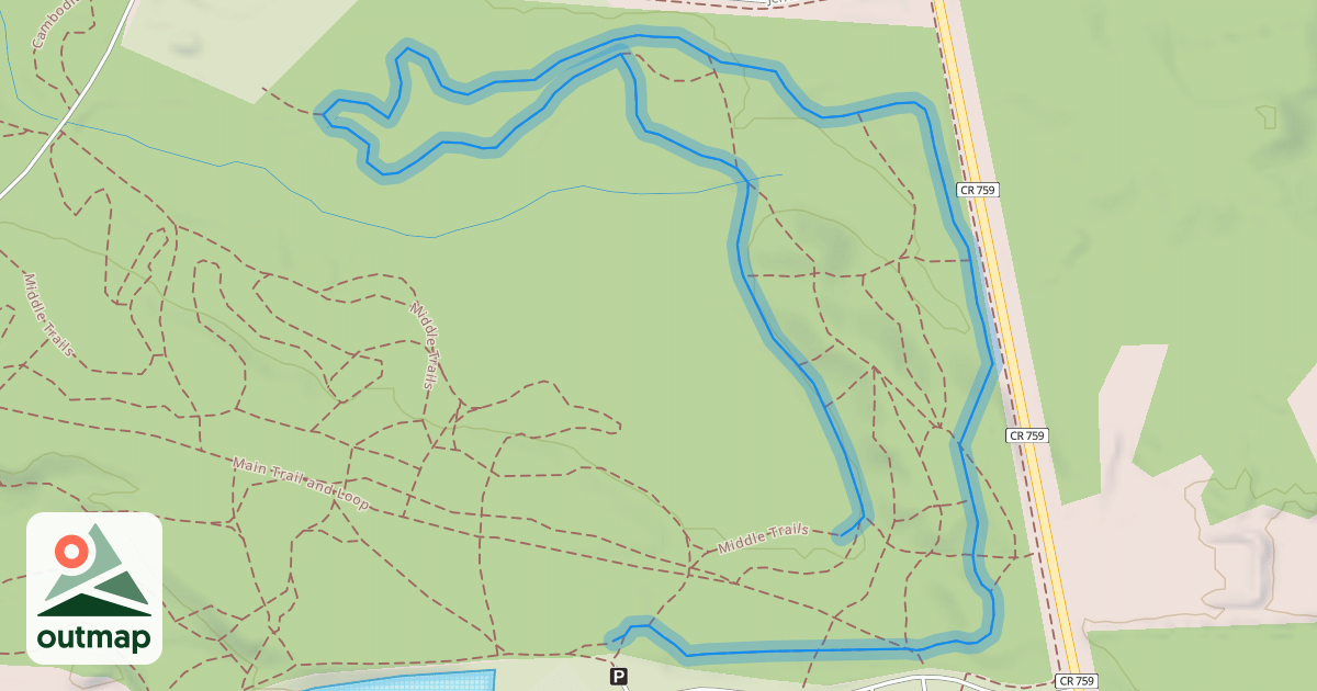 Map of Lot7 to Cheeseman Super D