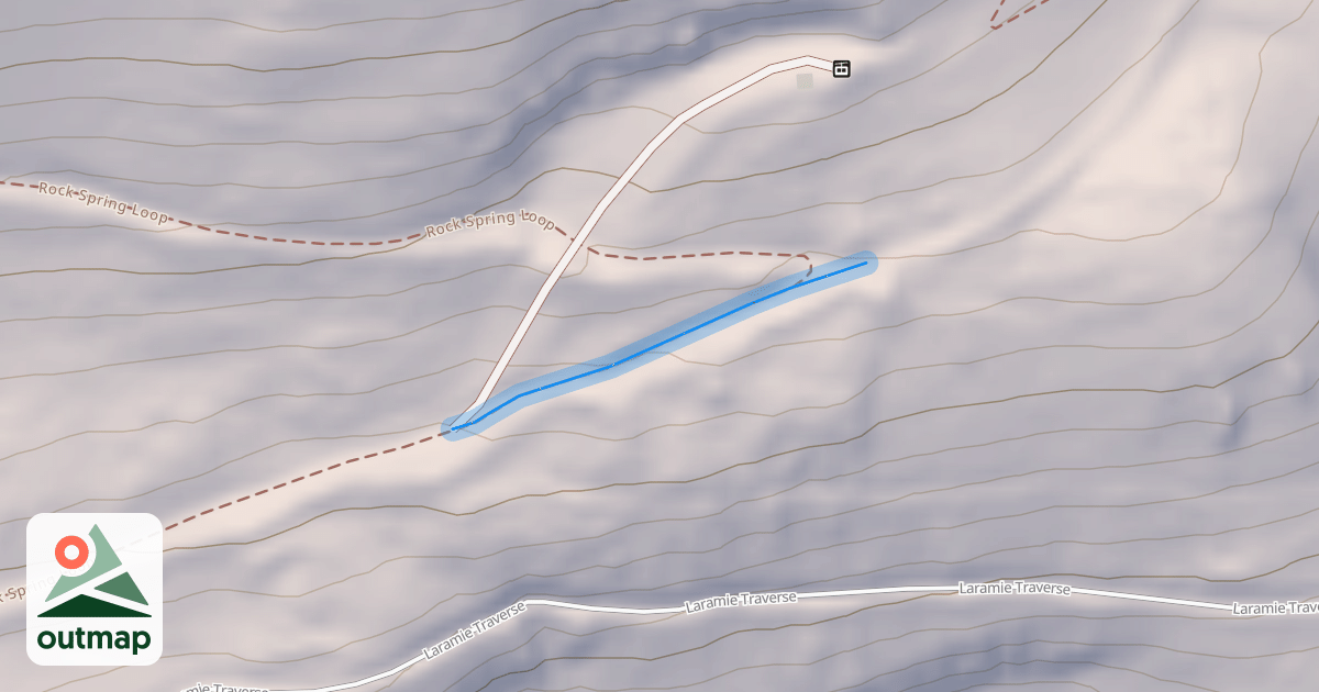 Map of Hanging Rock