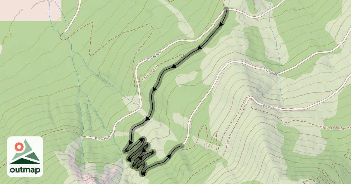 Map of Lower Mother Lode