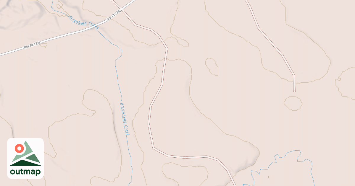Map of JACKPINE SPUR T