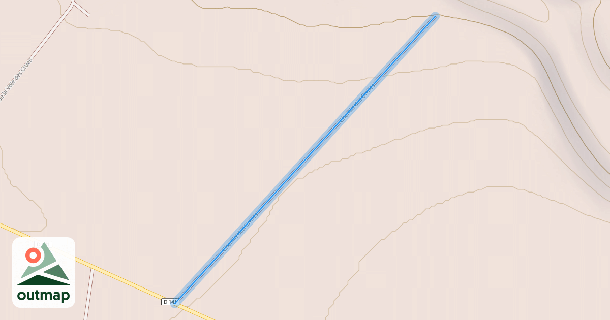 Map of Chemin des Ormes