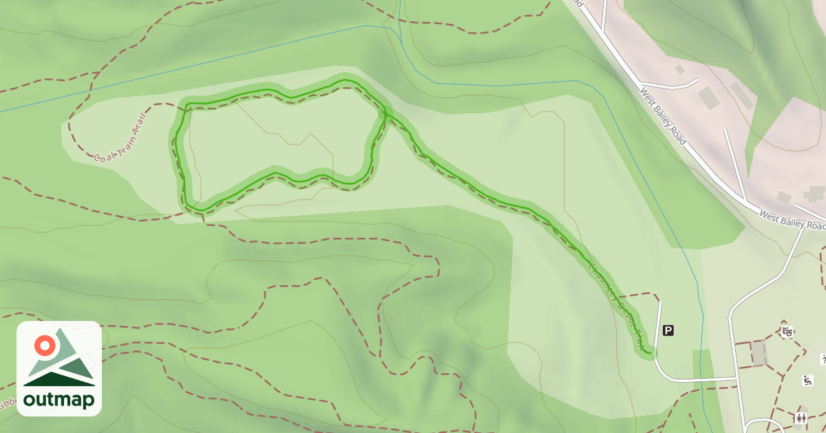 Map of Chauncey Depot Trail