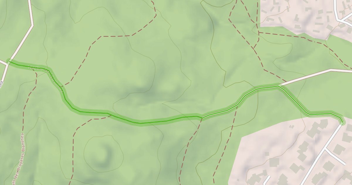 Map preview of Sentier des Garcinières