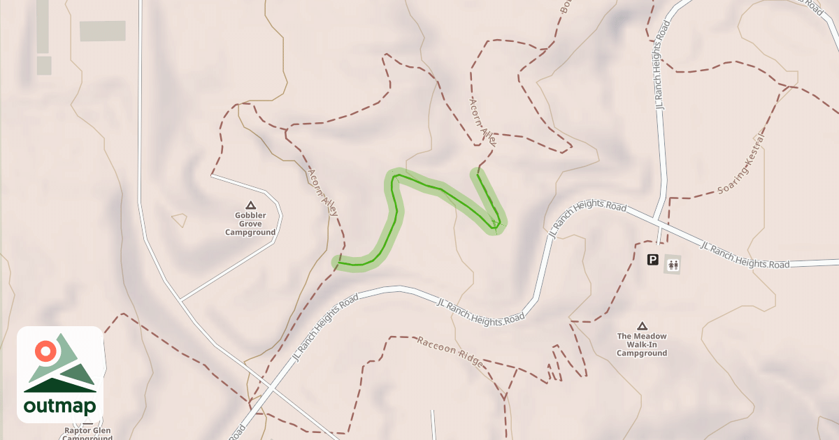 Map of Acorn Alley