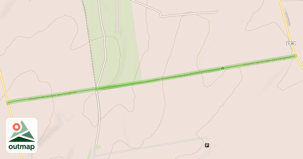 Map of Chemin de la Laie des Sergents
