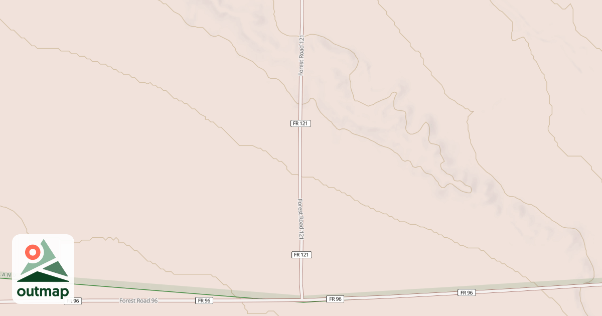 Map of ROAD 121