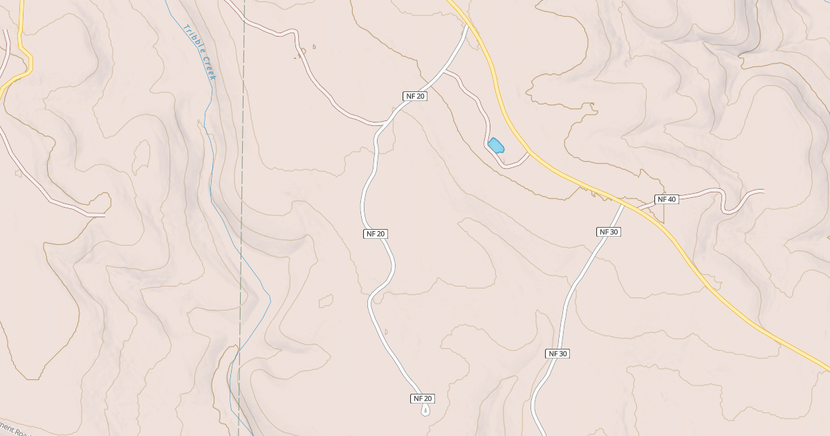 Map preview of USFS Motor Vehicle Use Map Roads {239498C7-F8BD-45DE-96F0-FBFEAED74D03}