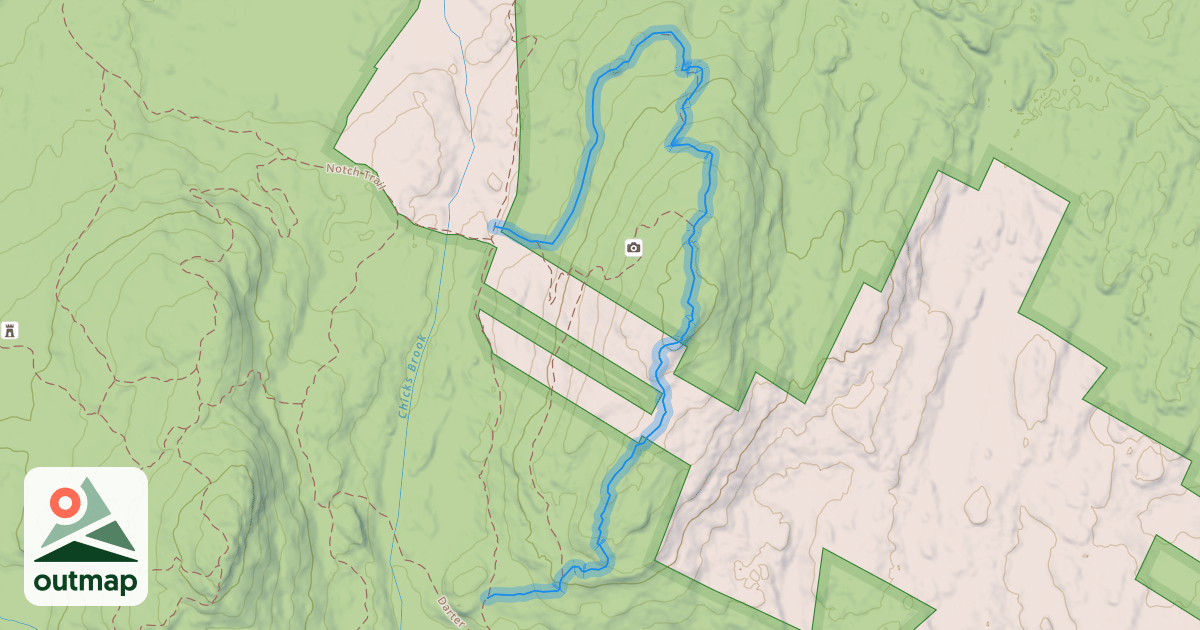 Map of Third Hill Trail