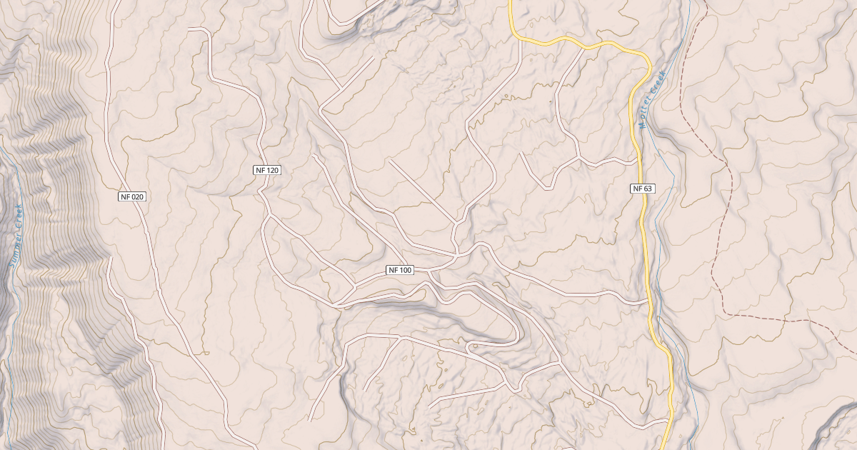 Map preview of USFS Motor Vehicle Use Map Trails 17804