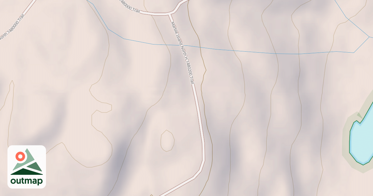 Map of MARBLE ISLAND NORTH H  1480200