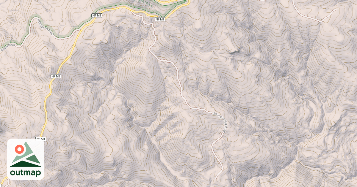 Map of SURVEYORS FLAT