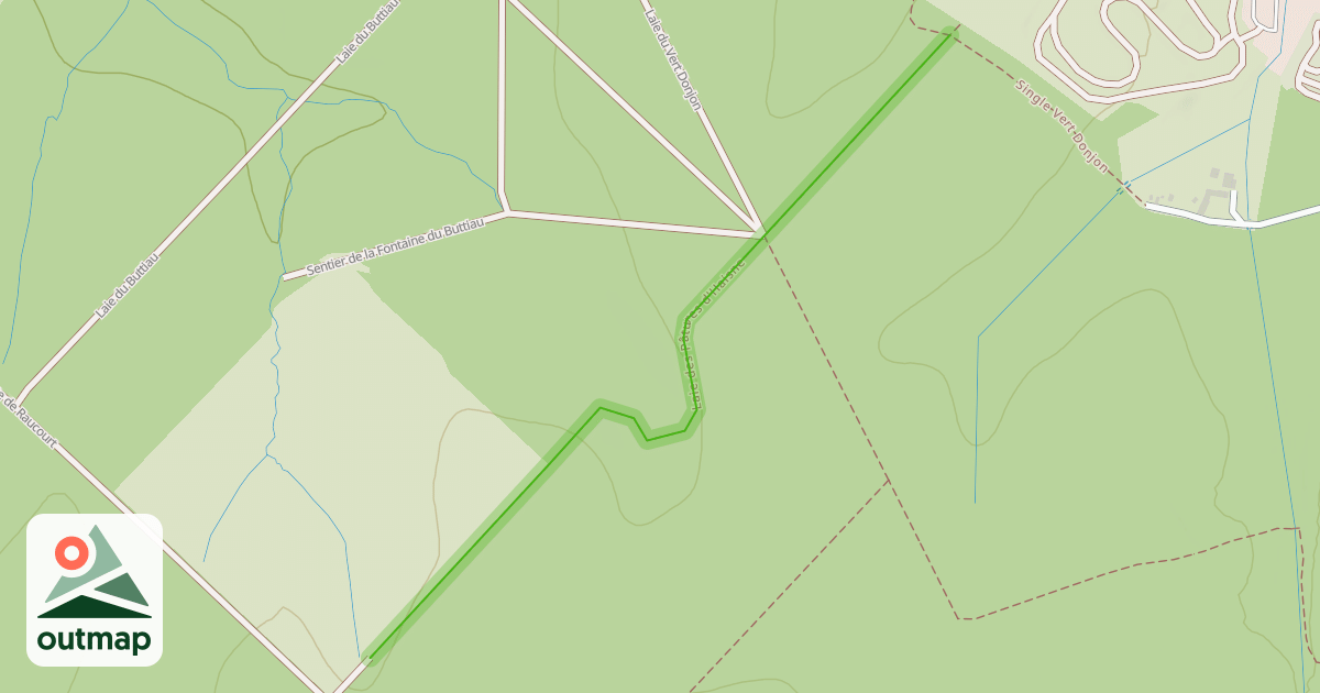 Map of Laie des Pâtures d'Haisne