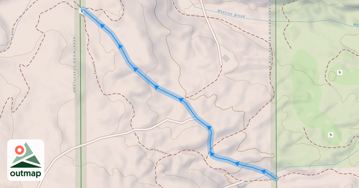 Map of Smiley Climb