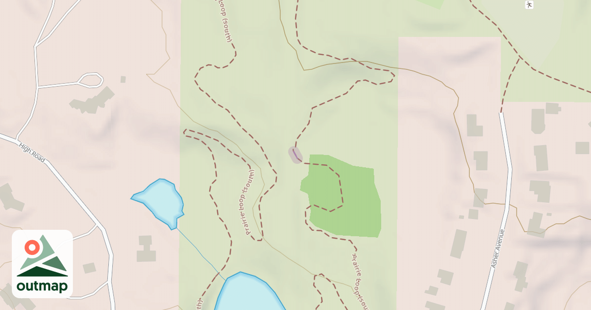 Map of Prairie Loop (south)