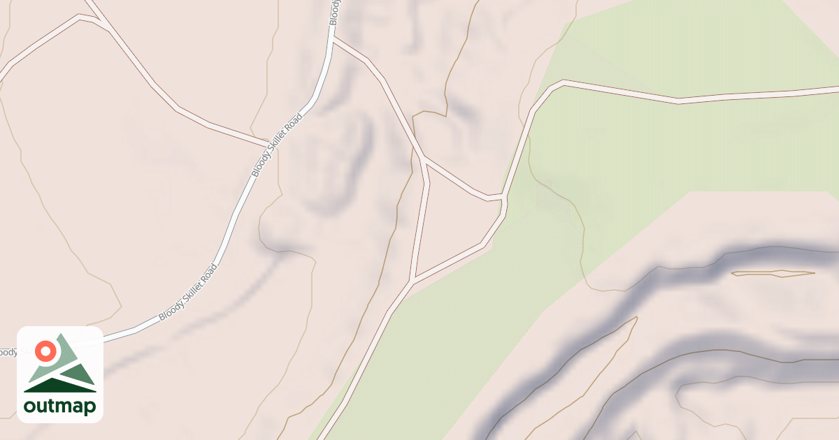Map of Bloody Skillet ATV Trail