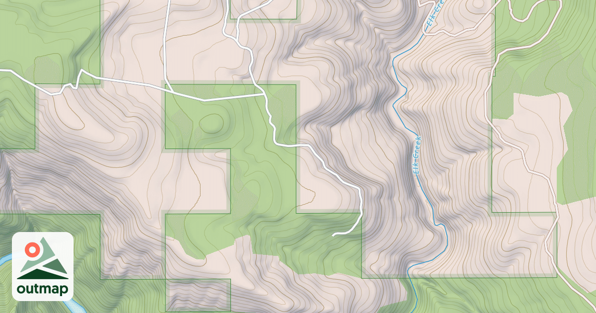 Map of LOWER CLOVER LEAF