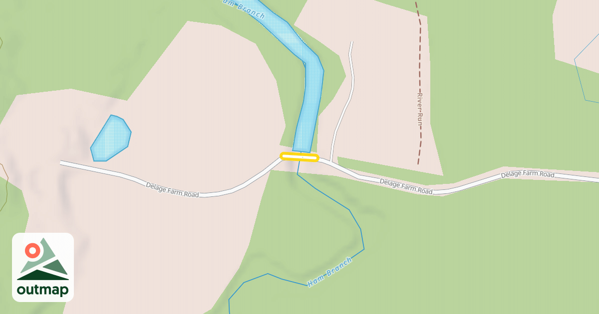 Map of Ham Branch Trail