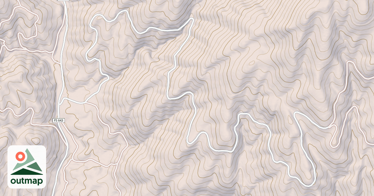 Map of DRY BUCK RIDGE