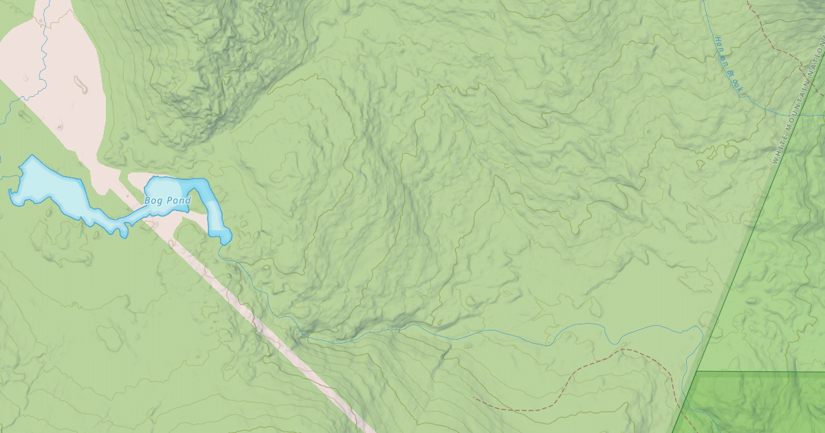 Map preview of Bog Pond  Snomo