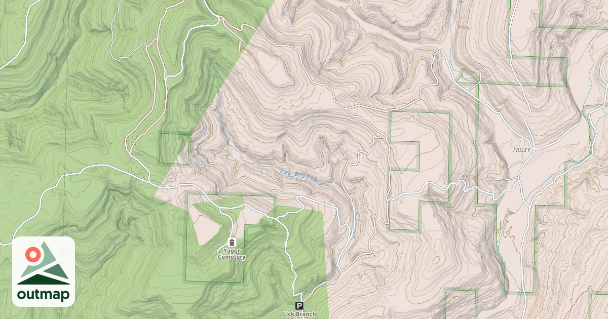 Map of PEA RIDGE