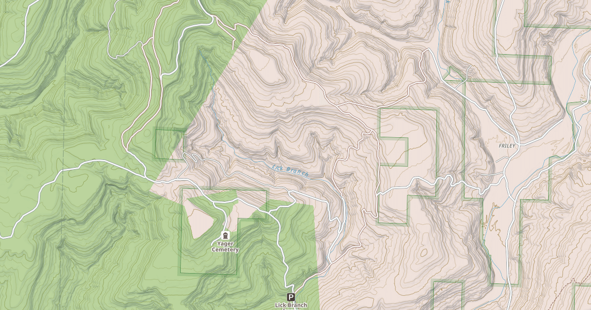 Map preview of PEA RIDGE