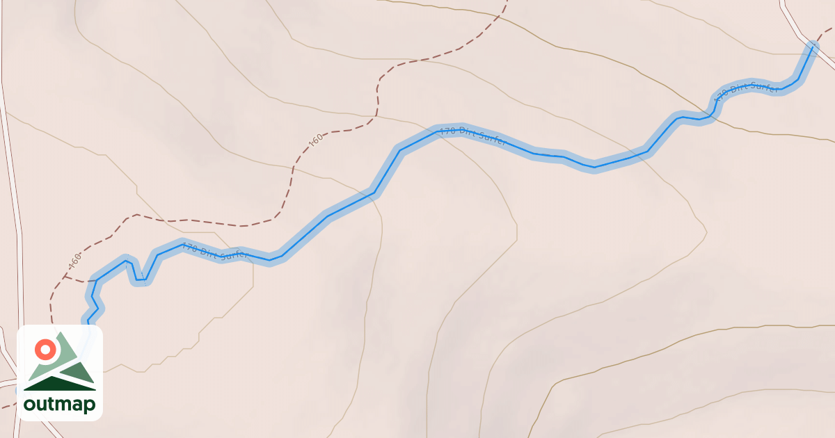 Map of 170 Dirt Surfer