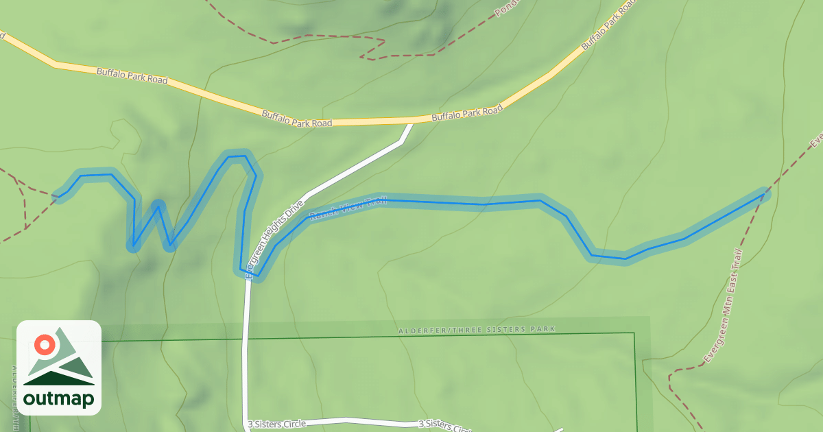 Map of Ranch View Trail